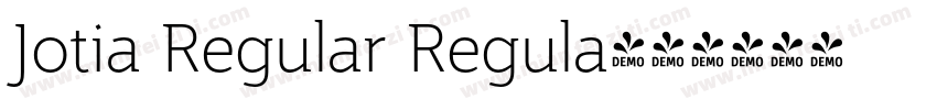 Jotia Regular Regula字体转换